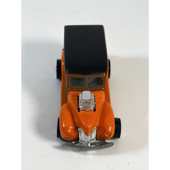 VTG 1979 HOT WHEELS 1:64 1940s WOODIE WAGON CUSTOM HI RAKERS BLACKWALL HK ORANGE - Picture 5 of 9